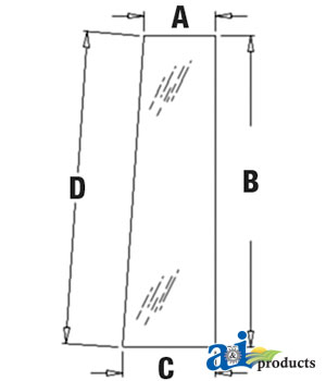 A-T166060 Glass, Rear, Side (LH)