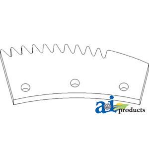 A-87496792 Lug; Rotor, LH, Serrated