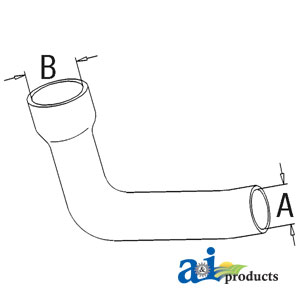 A-532541M2 Radiator Hose, Bottom
