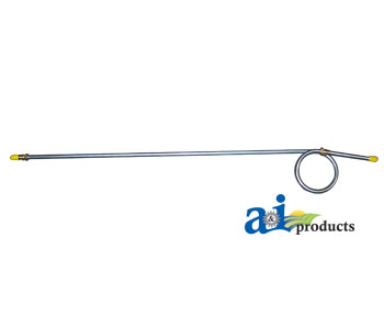 A-362558R11 Fuel Line, Strainer To Carburetor w/ Nuts