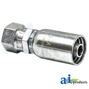 A-FFX-08-08 (HC-FFX) Female Seal Lok - Swivel - Straight - Short