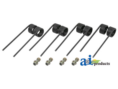A-AFH202304 Tooth, Pickup (Square Wire); Set of 4 Teeth W/ Hardware