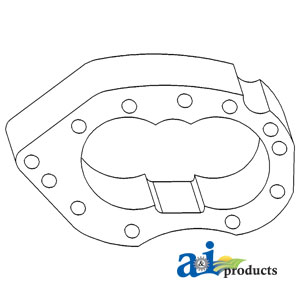A-K2043B Center Plate, Hydraulic Pump