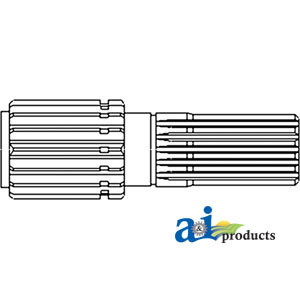 A-VPJ7736 SHAFT, DIFF. HUB