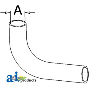 A-1692871M1 Radiator Hose, Top