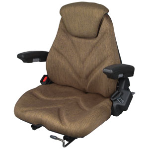 A-F20ST3030 Seat, F20 Series, Slide Track, Brown Cloth