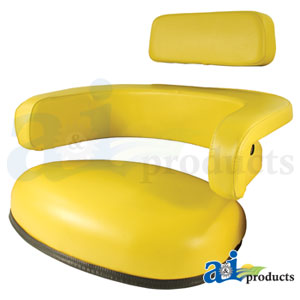 A-TY26545 Seat Cushion Kit; 3 Piece, Yellow Vinyl