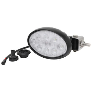 A-WL3088 Work Lamp, LED; Oval, Flood, Side Mount
