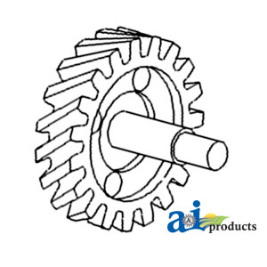 A-8N6608A Gear, Oil Pump w/ Shaft