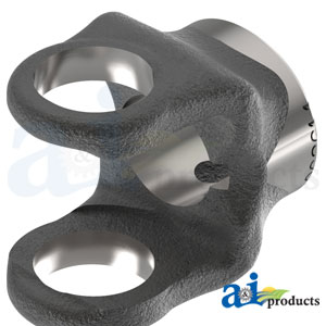 A-10001-1041 Implement Yoke, 1" Round Bore, 1/4" Keyway, W/ Set Screw