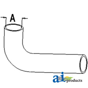 A-A59887 Radiator Hose, Upper