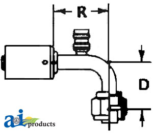 A-461-3271 FITTING #10-90-FOR-13MM