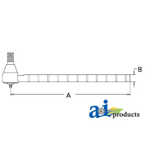 A-AT20945 Tie Rod, 8 grooves