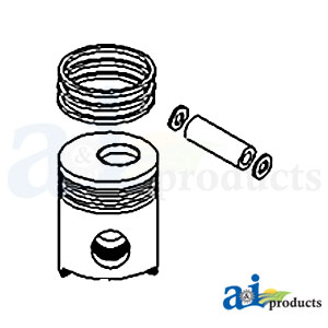 A-129005-22080 Piston Kit; Std.