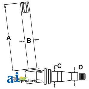 A-AR67416 Spindle (RH/LH)
