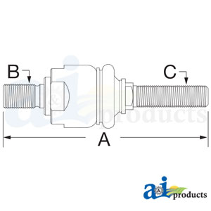 A-RE217817 Tie Rod End, Steering Cylinder, RH / LH