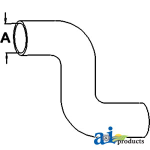 A-SBA310160780 Radiator Hose, Upper