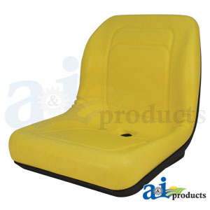 A-LGT100YL Seat, Lawn & Garden, UTV, Tractor, Yellow Vinyl