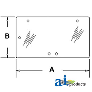 A-3233046R3 Glass, Rear