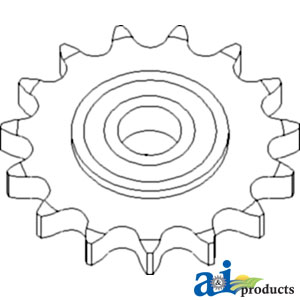 A-87283101 Sprocket, Upper Clean Grain Elevator