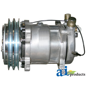 A-500-243 Compressor, New, Sanden Style w/ Clutch (8387)