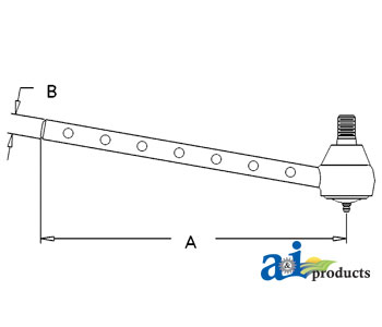 A-186236M91 Tie Rod, Long (RH)