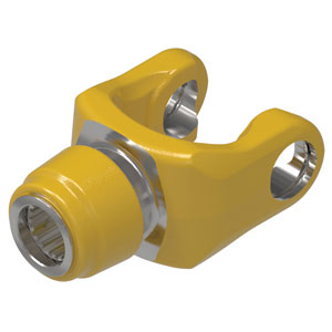 A-101-6721 Yoke, 1 3/8" - 21 Spline w/ Safety Slide Lock