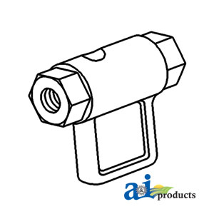 A-E1NNR837AA Nut, Check Chain Adjusting