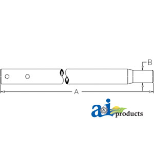 A-D8NN3B624BA Tube, Tie Rod