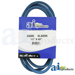 A-A66K Aramid Blue V-Belt (1/2" X 68" )