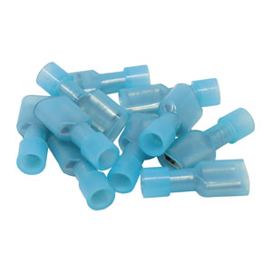 A-R18WP Connector, Female, Insulated & Weather Proof, 16-14 AWG, .25" Tab, 10 Pack