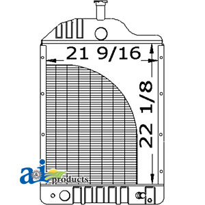 A-303348091 Radiator w/ Oil Cooler