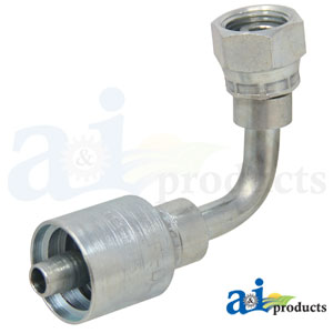 A-F-DL9006-12-18-W Din Light 24 degree Seat 90 degree Female Swivel O-Ring