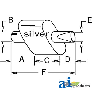A-70210082 Muffler (Under Hood)