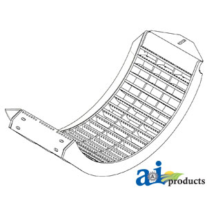 A-V18058 Concaves (High Wear, Corn & Soybean)