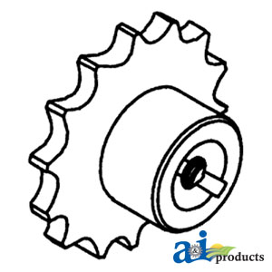 A-AH84243 Sprocket, Walker & Shoe Drive