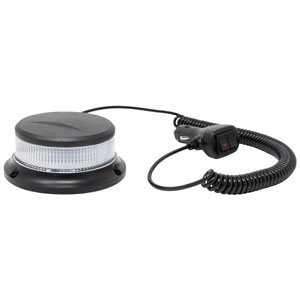 A-BLA9830 Beacon, 18 LED, Low Profile, AMBER, Magnetic Base, Power Cord