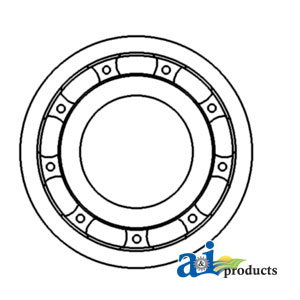 A-E75GE9 Bearing, PTO Front