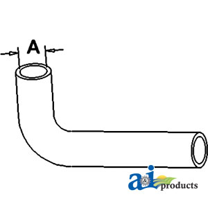 A-SBA310160450 Radiator Hose, Upper