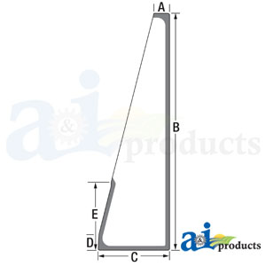 A-T230095 Glass; RH Front
