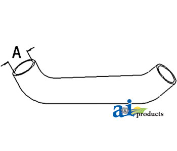 A-158615A Radiator Hose, Upper