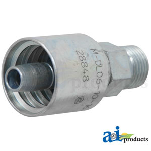 A-M-DL06-10-16-W Din Light 24 degree Seat Male Rigid