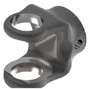 A-10001-1042 Implement Yoke, 3/4" Square Bore, w/ Set Screw