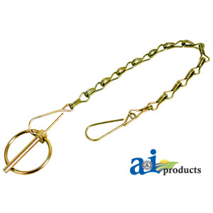 A-PN101C Lynch Pin, w/ Chain .187" (5 pk)