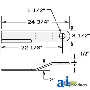 A-420HI Blade, Rotary Cutter, CCW