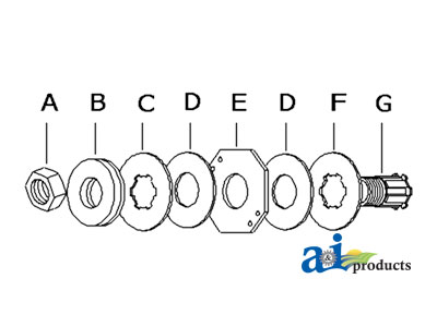 A-0731070000 Clutch Assy, Slip w/ 3 Springs