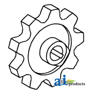 A-784744 Sprocket, Clean/Tailing Auger