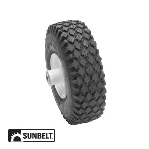 A-B1SB340 WHEEL-STUD, 4.1X3.5X4, STEEL-WHITE
