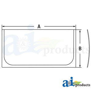 A-4664383 Glass, Lower Windshield