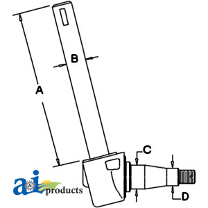 A-897476M95 Spindle (LH)